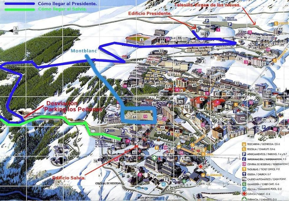 Апартаменти Little Rest Montblanc 6 Pax Personas Wifi Garaje Plaza Pradollano Моначиль Екстер'єр фото